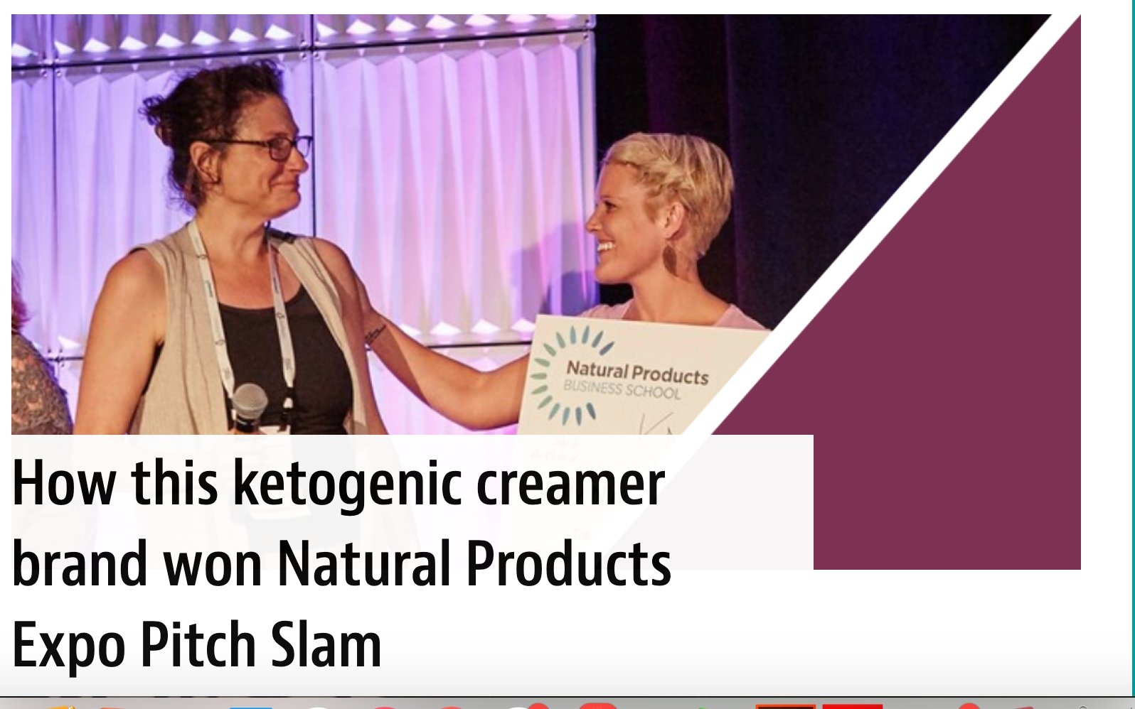 Shari Leidich of Know Brainer shares how she won Natural Products Expo Pitch Slam and how you could too. - Max Sweets
